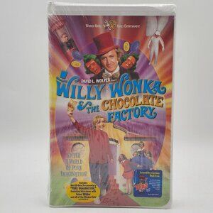 Willy Wonka And The Chocolate Factory VHS Sealed With Documentary Gen Wilder